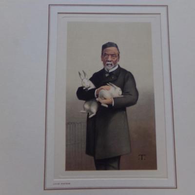 PETROLAGAR LABORATORIES PRINTS CARICATURES OF FIVE FAMOUS PEOPLE.