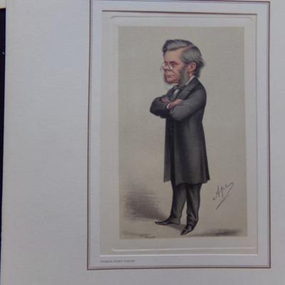 PETROLAGAR LABORATORIES PRINTS CARICATURES OF FIVE FAMOUS PEOPLE.