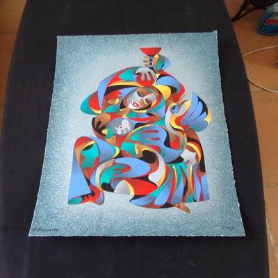 ANATOLE KRASNYANSKY PRINT #37 OF 80.