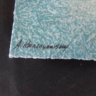 ANATOLE KRASNYANSKY PRINT #37 OF 80.