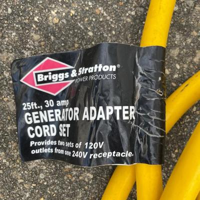 Generator Adapter Cord Set 25â€™ 30AMP