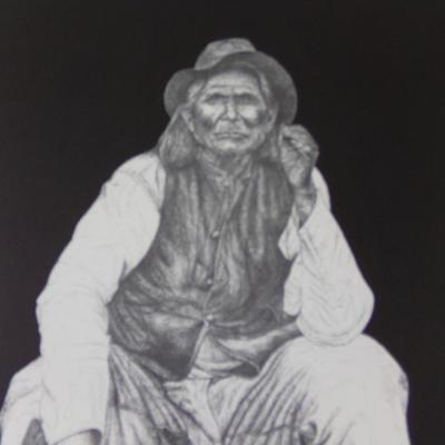 10 PRINTS OF MAN SMOKING BY GUADALUPE. 1981. 23" X 28"