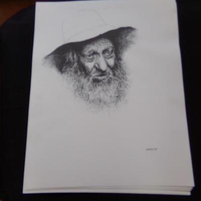 5 PRINTS OF MAN BY GUADALUPE. 1981. 14" X 18".