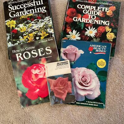 Lot of vintage gardening books