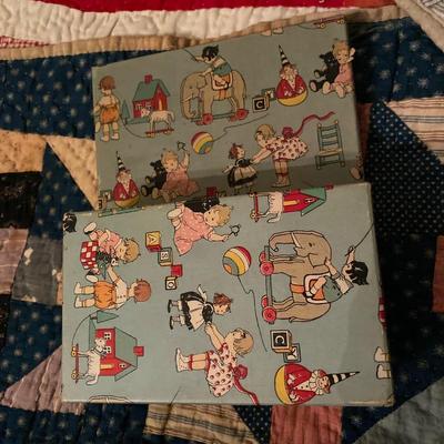 Vintage baby doll quilt lot