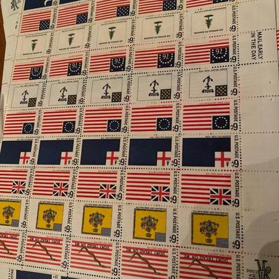 Vintage stamp collection