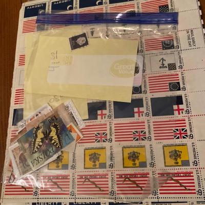 Vintage stamp collection