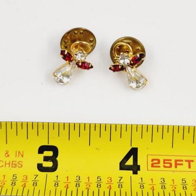 BEJEWELED ANGEL PIN DUO