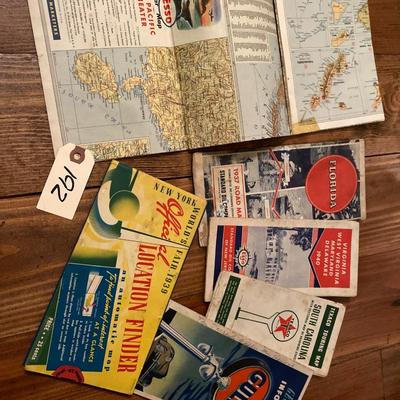 Vintage Map Lot