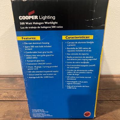 COOPER Lighting Halogen Worklight