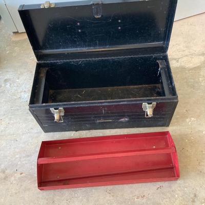 Vintage Craftsman metal tool box