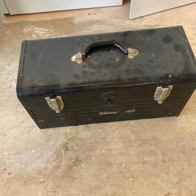 Vintage Craftsman metal tool box