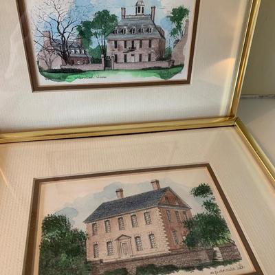 Framed/Matted Prints Williamsburg & Yorktown, Virginia