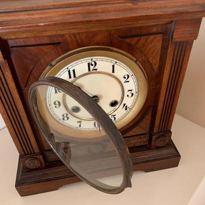 J Unghans Antique Mantel Clock
