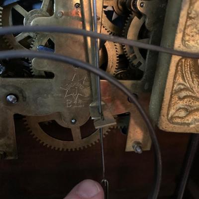 J Unghans Antique Mantel Clock