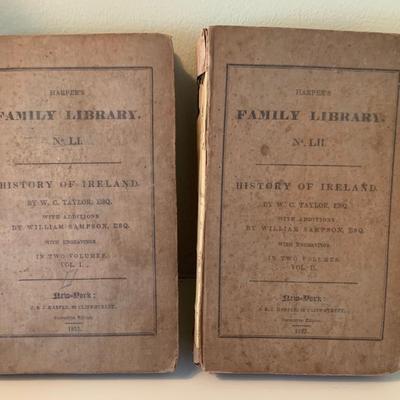 c.1833 History Of Ireland - 2 Volumes