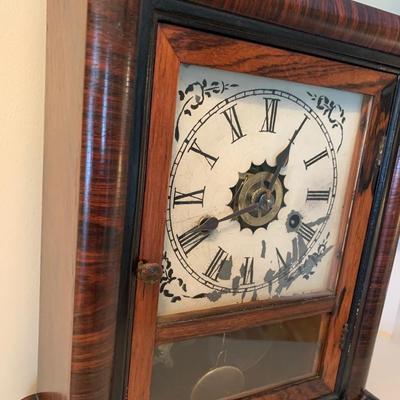 Antique Gilbert Connecticut Mantel Clock w/key Circa 1869