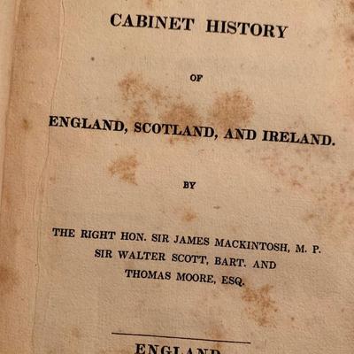 c.1831 Europe History Books Vols. 1&2