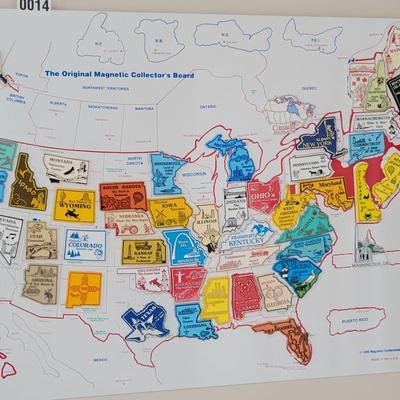 US Magnetic State Map