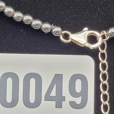 Sterling 925 Bar Necklace