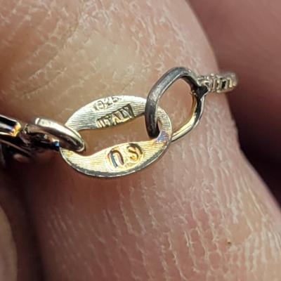 925 Sterling Knot Chain Necklace