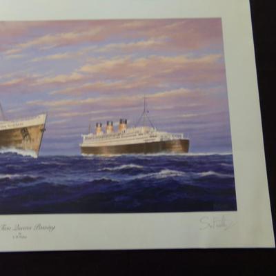 THE TWO QUEENS PASSING BY SW FISHER. SIGNED