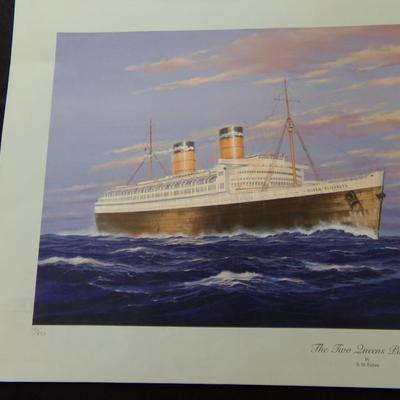 THE TWO QUEENS PASSING BY SW FISHER. SIGNED
