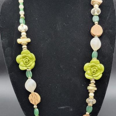 Floral Medallion Necklace