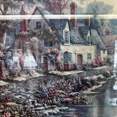 English Country Garden Print by Carl Valentia 