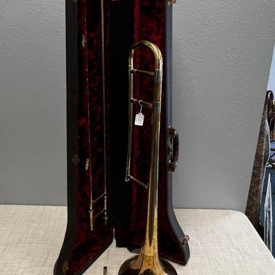 F E Olds & Son Trombone with case