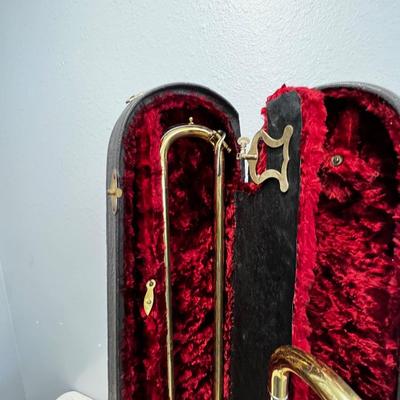 F E Olds & Son Trombone with case