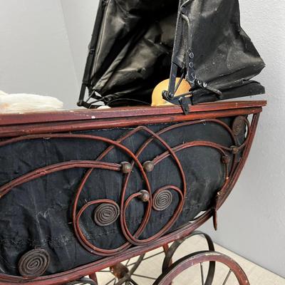 Antique Doll Buggy 