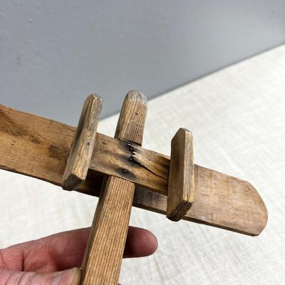 Vintage Wood Aircraft Toy 