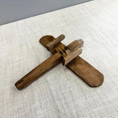 Vintage Wood Aircraft Toy 