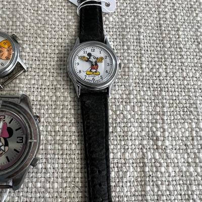 Character Watches: Hop-a-Long Cassidy , Mini, Mickey, and Dopey 