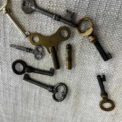 Antique Skeleton Keys and More Keys