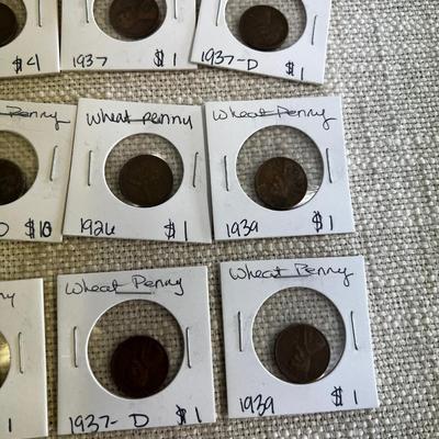 Collection of Wheat Pennies (28) 