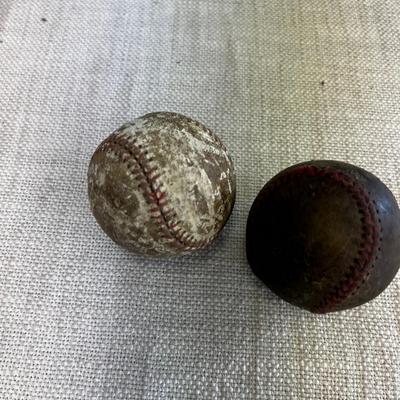 2 Vintage Baseballs 