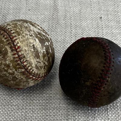 2 Vintage Baseballs 