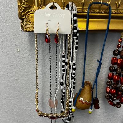 Picture Frame with Necklaces included