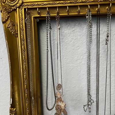 Picture Frame with Necklaces included