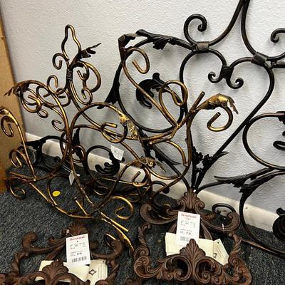 Cast Iron Book Holders and Plate Holders