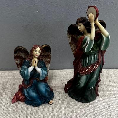 Porcelain Angel Figurines (2) 