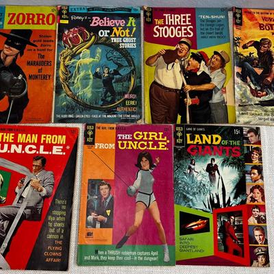 Group of Vintage Gold Key Comics Circa 1960's (7) 