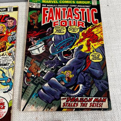 3 Marvel Fantastic 4 Comics 