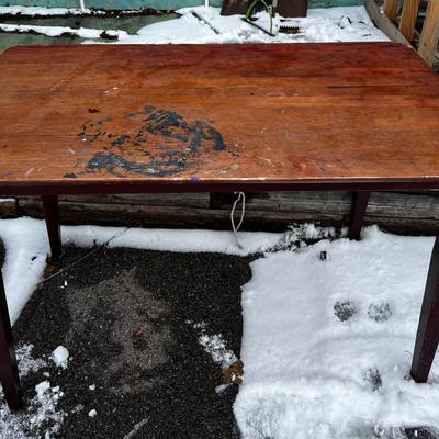 Wood Work Table 