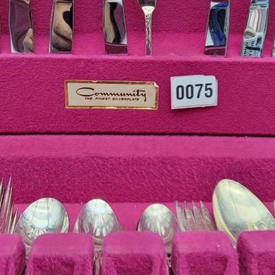 Silver Plate Dinnerware In box