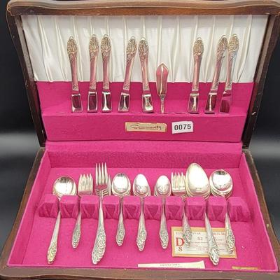 Silver Plate Dinnerware In box