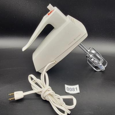 G.E. Electric Hand Mixer