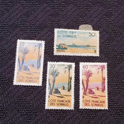 Vintage Somalia Coast Stamps
